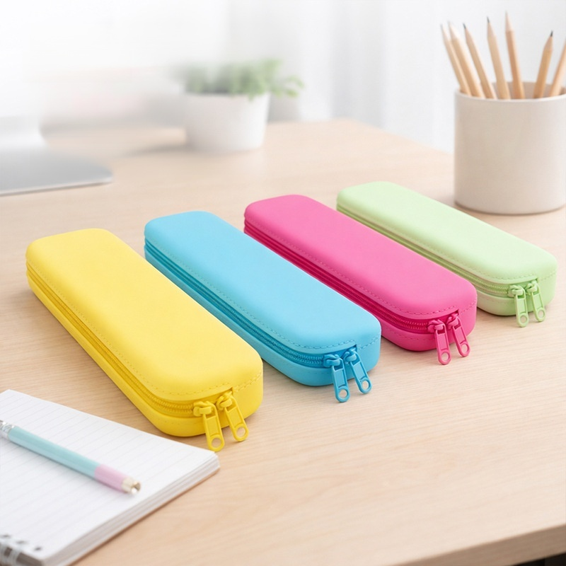 Multi-functional Silicone Pencil Bag for Students