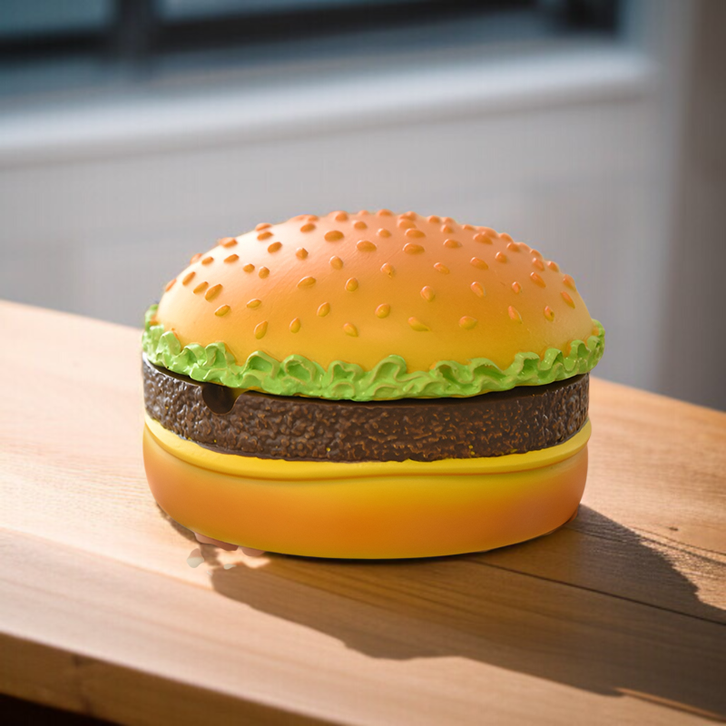 クリエイティブ漫画ファッションハンバーガー灰皿ホームリビングルーム勉強机デスクトップ高級装飾装飾品