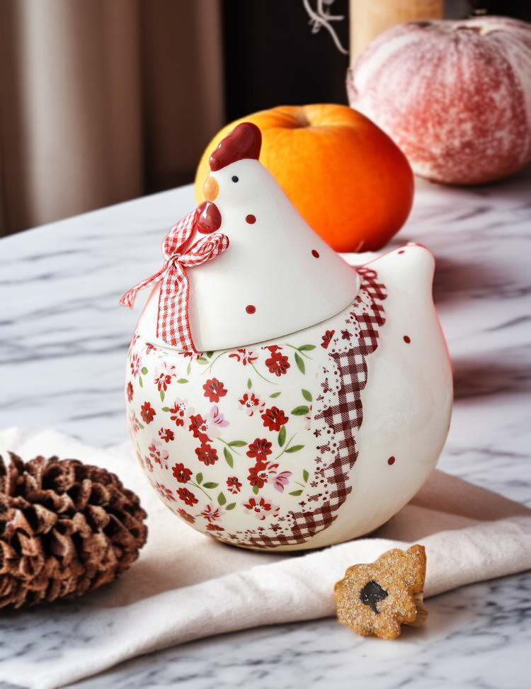 밀봉 기능이 강조된 도자기 수납 용기