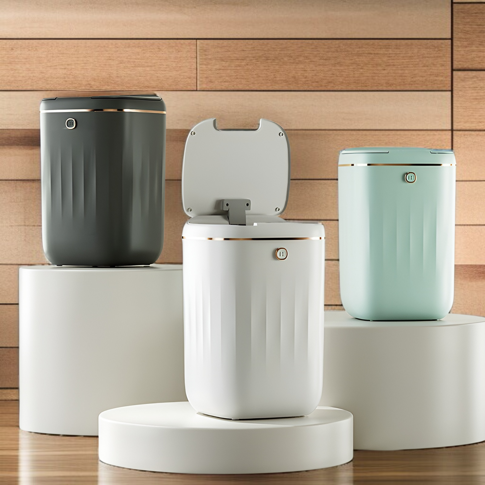 軽量高級スマート誘導ゴミ箱大容量自動ゴミ箱スマートホームバスルーム防水ゴミ箱