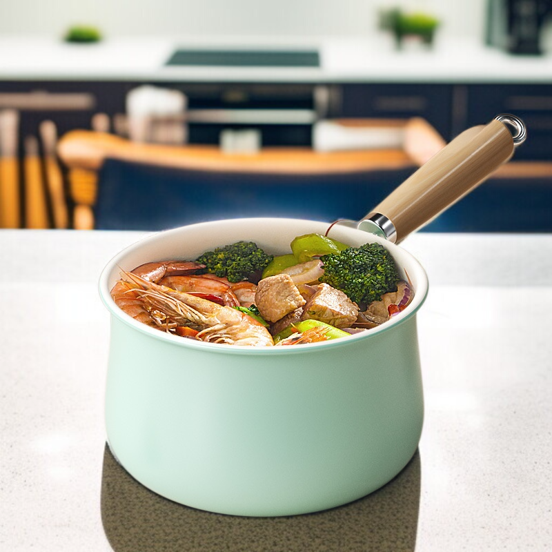 가정용 무접착 우유냄비 양면 무접착 비주얼 라면냄비