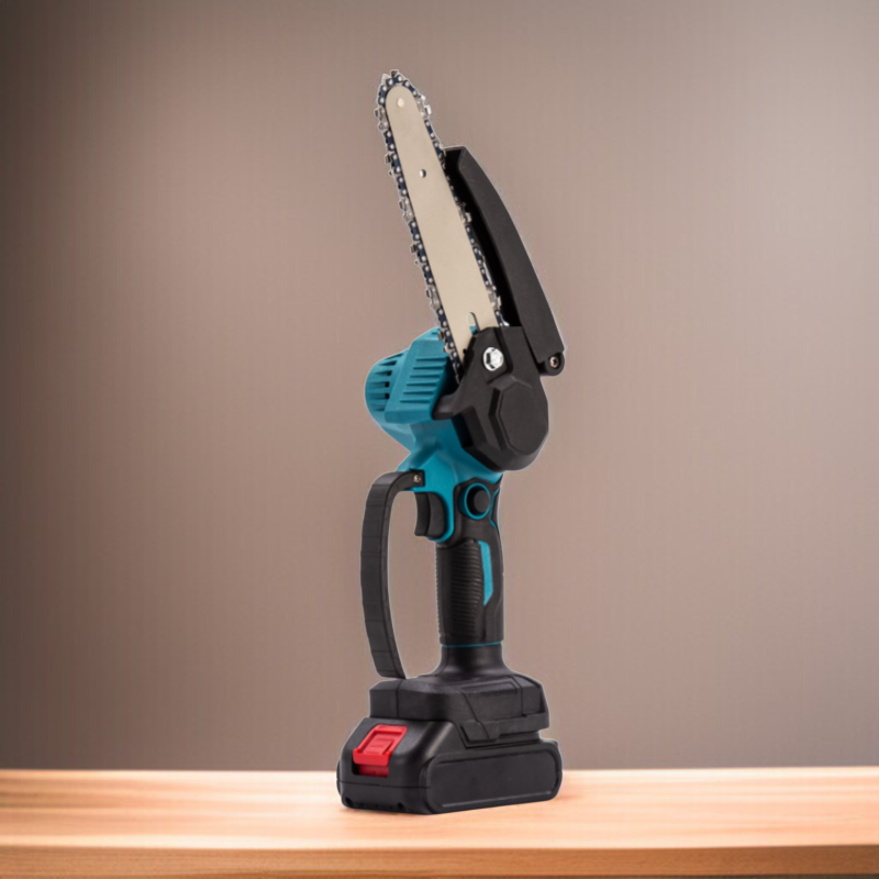 Mini tronçonneuse à une main 6 pouces, moteur sans balais, pour maison et extérieur jardin