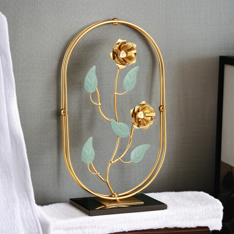 Eisenkunst Ginkgo-Blatt Dekoration