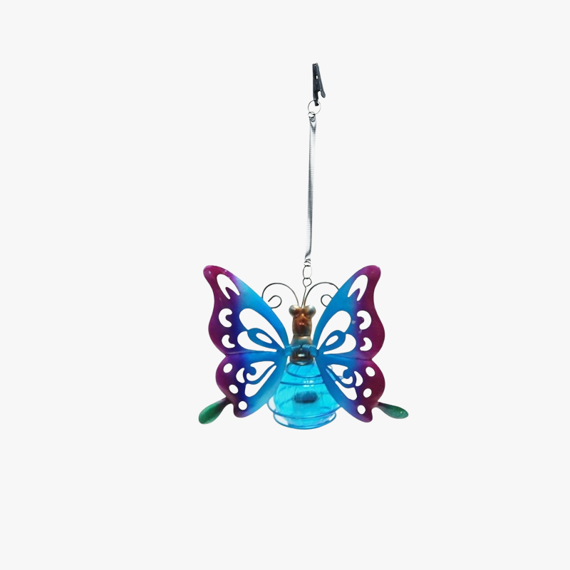 Solar-powered garden hanging decorative lights