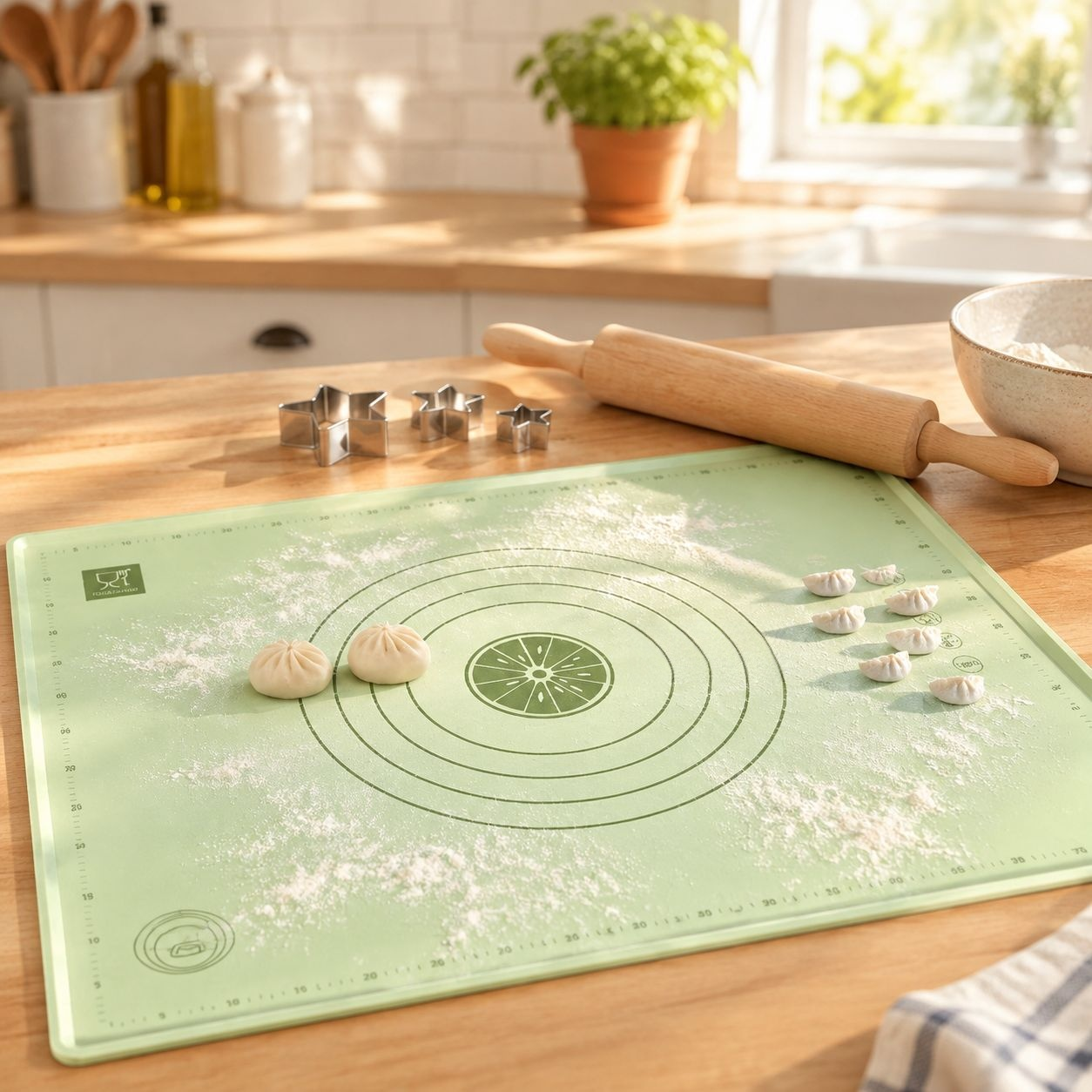 Non-slip Silicone Dough Rolling Mat