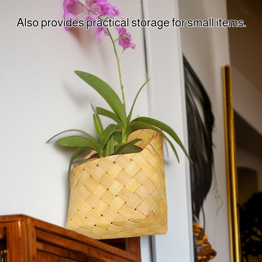 Wall Hanging Woven Basket