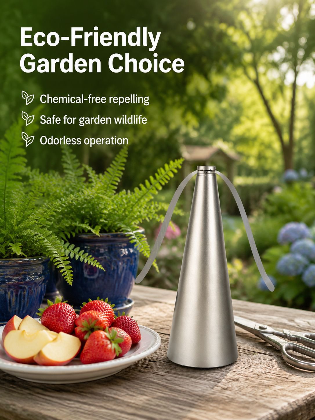 Noiseless bug repeller for home use