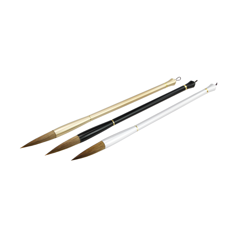 Portable Metal Brush Holder Calligraphy Pen