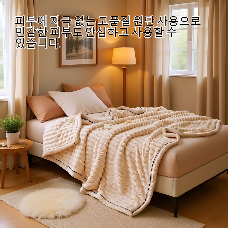 고품질 양면 토끼털 담요