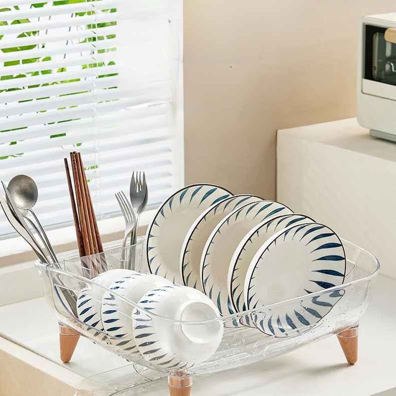 多功能分區家用水槽瀝水碗架