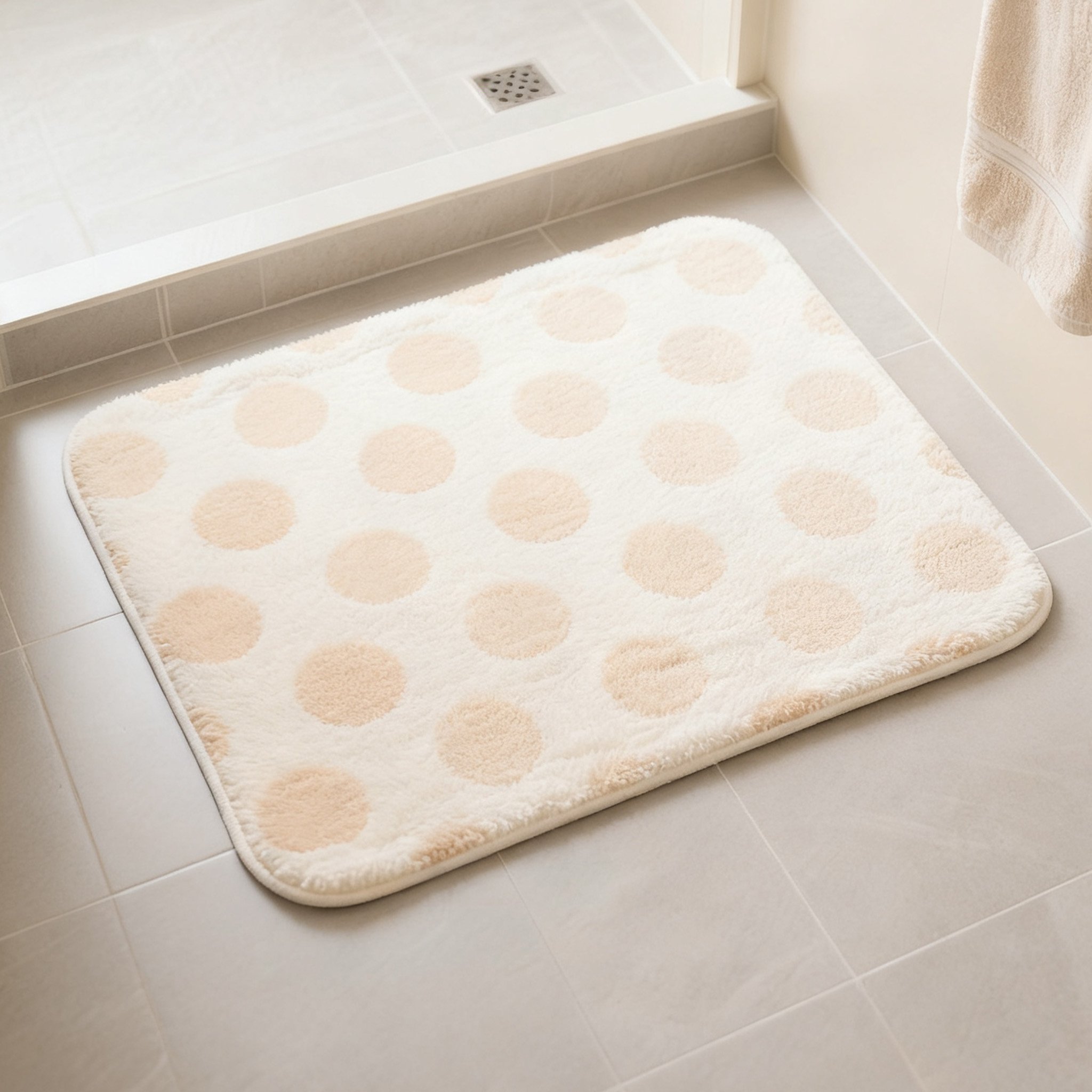 พรมเช็ดเท้ากำมะหยี่สำหรับห้องน้ำกันลื่น