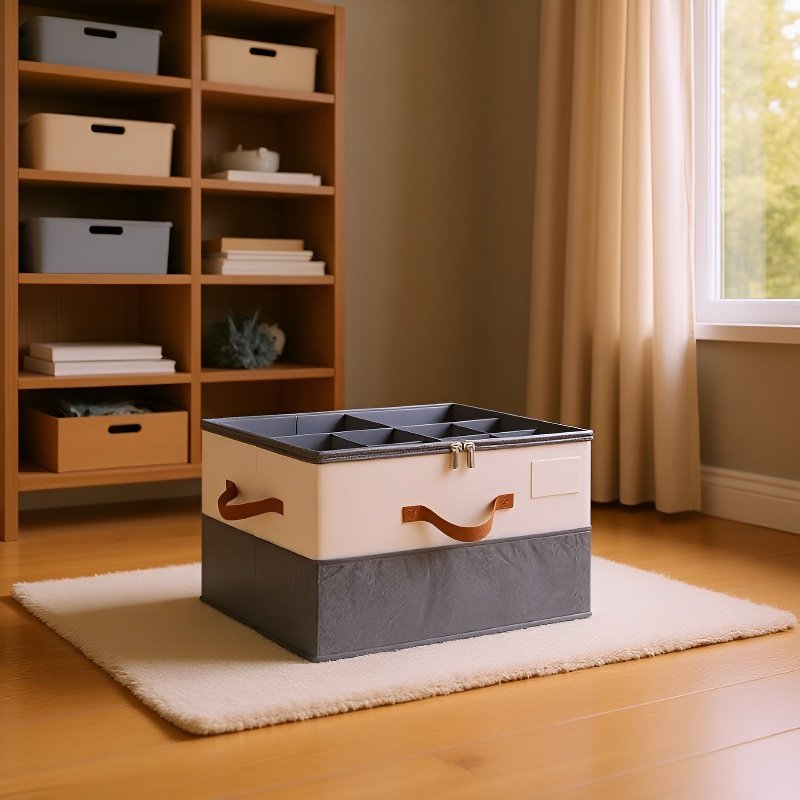 신발 수납 신발박스 패브릭 정리함