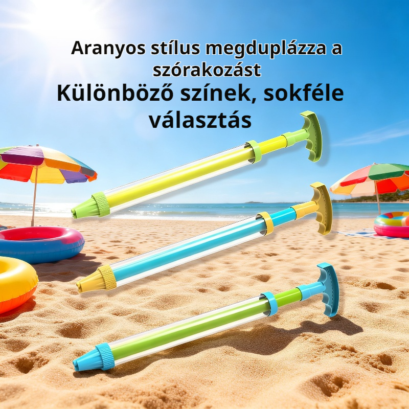 Nyári új strand kültéri fecskendős húzható vízipisztoly