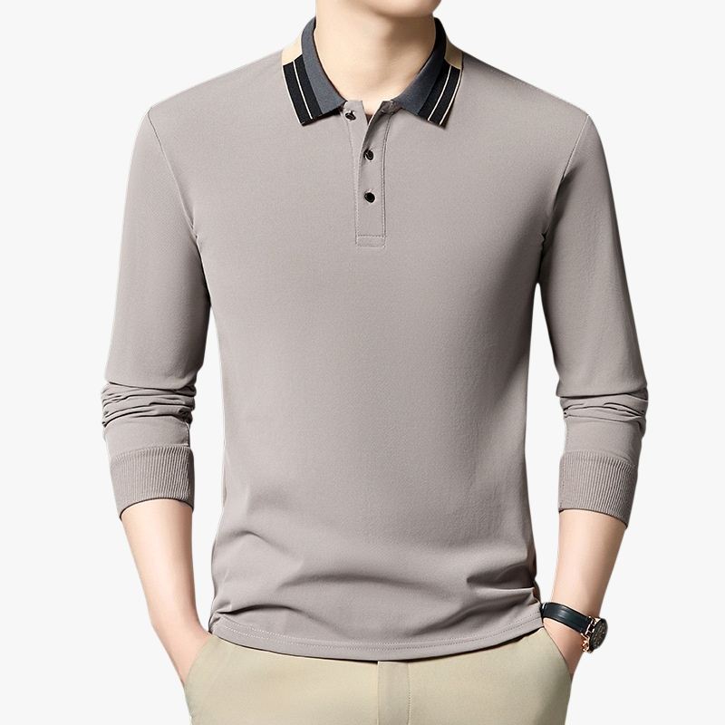 패션 얇은 중년 남성 긴팔 셔츠 터틀넥 솔리드 레깅스 긴팔 셔츠 캐주얼 패션 레깅스