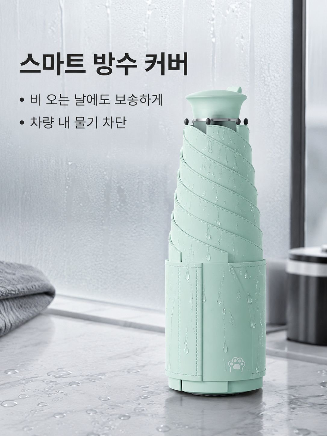 히든 우산 자루 우산