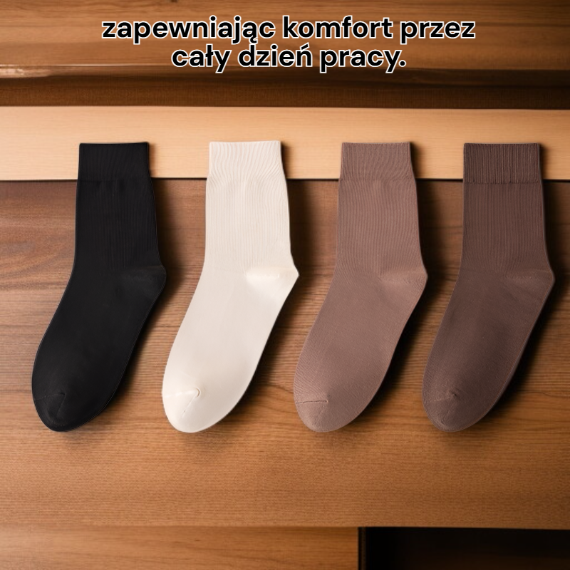 Męskie długie skarpetki biznesowe