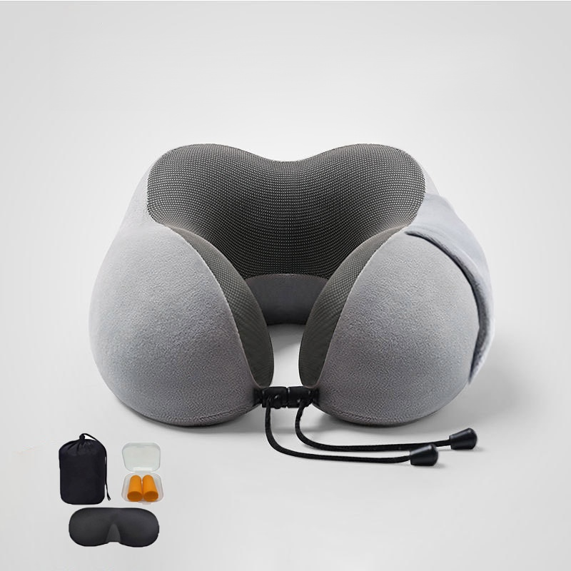 Portable Travel Memory Foam Neck Pillow