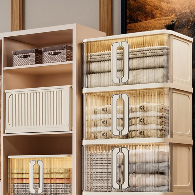 Multifunktionaler faltbarer Aufbewahrungsschrank für das Schlafzimmer