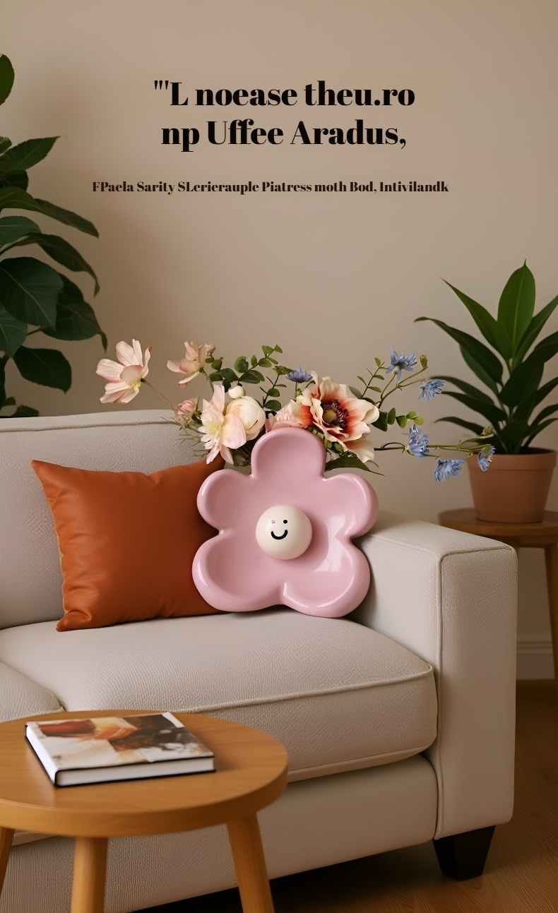 Dekorative Ornament Keramikvase als Wohnaccessoire