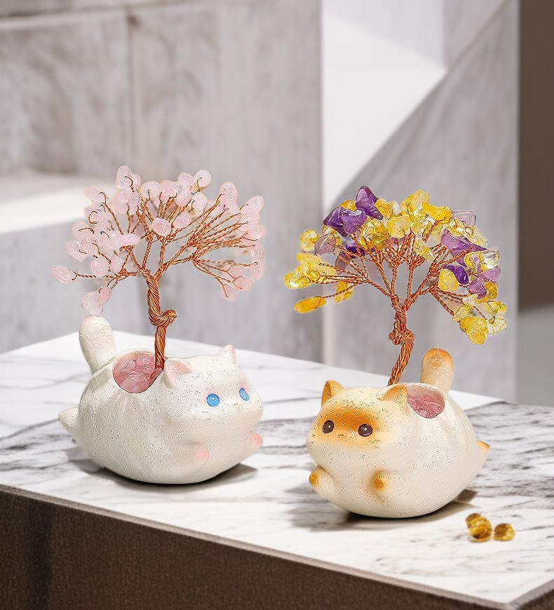 풍요와 행운을 기원하는 부자 나무 장식