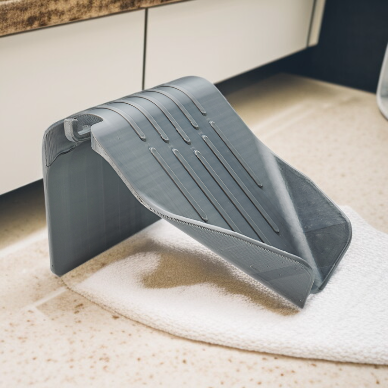 Seifenschale mit automatischem Abfluss