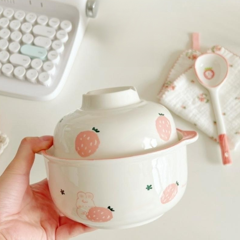 Tazón de sopa de dos orejas