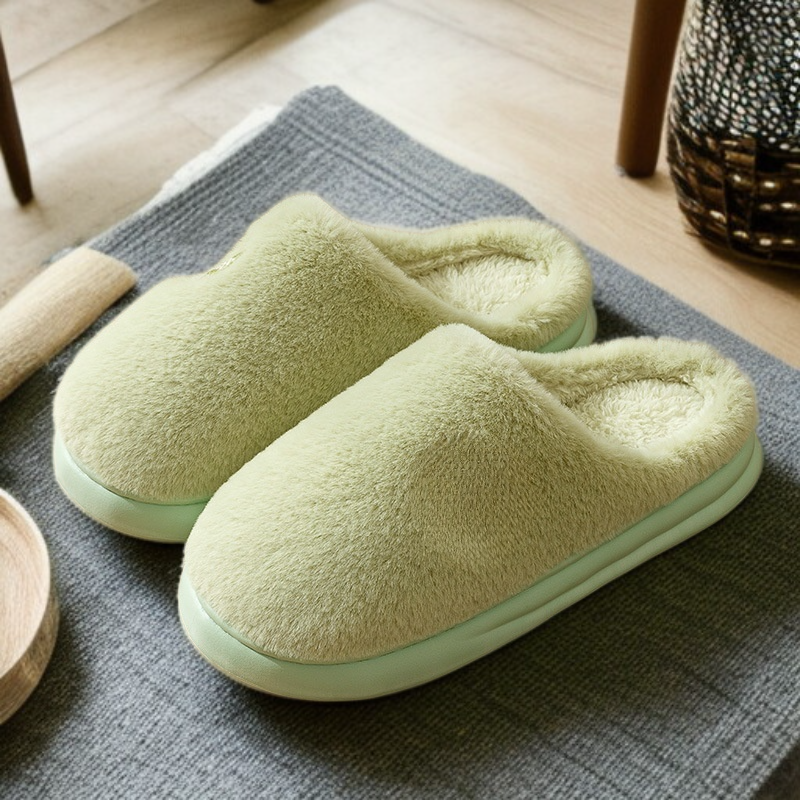 شباشب قطنية منزلية بسيطة ودافئة