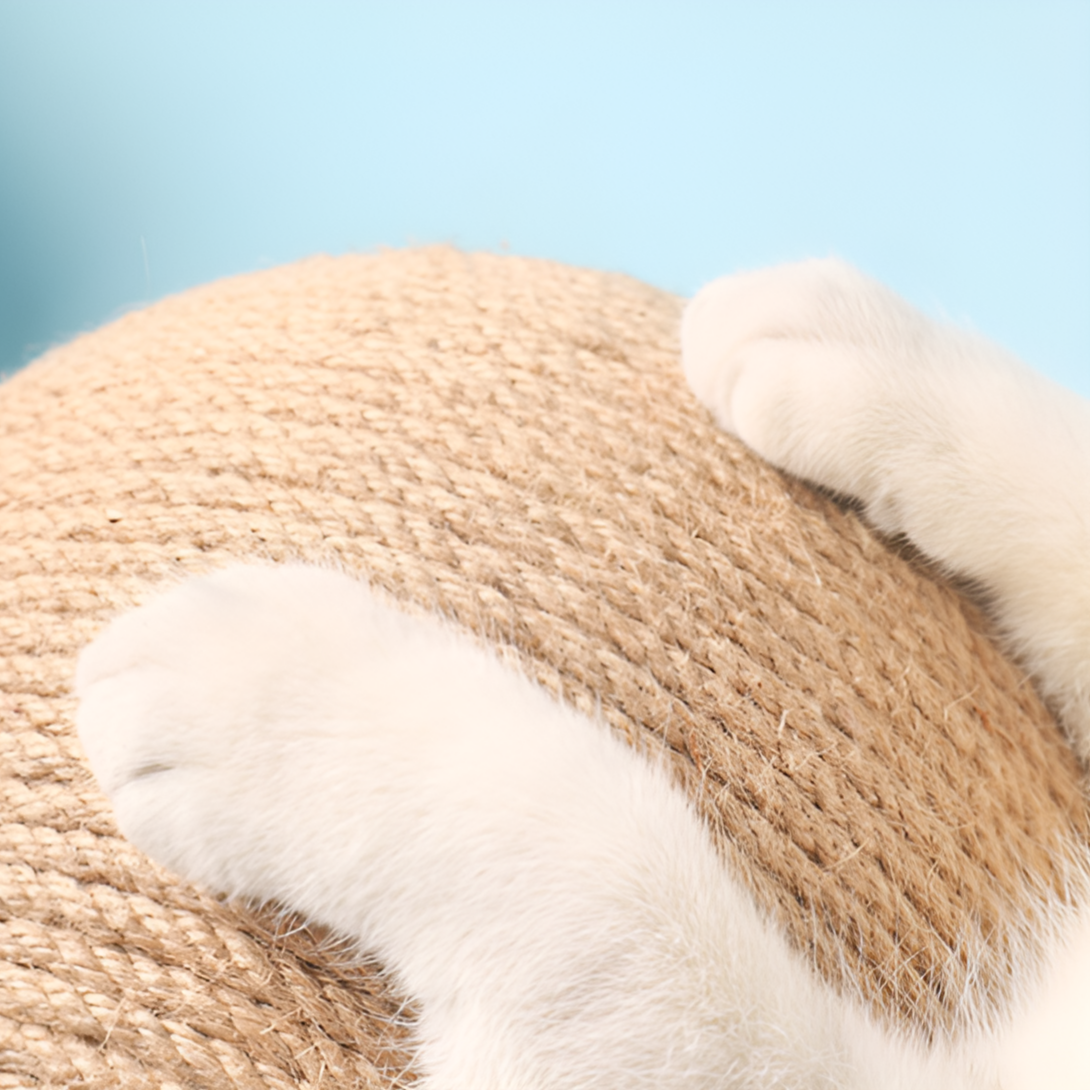 Katzenkratzball aus Sisal für Kratzbretter – langlebiges Katzenspielzeug ohne Abfall