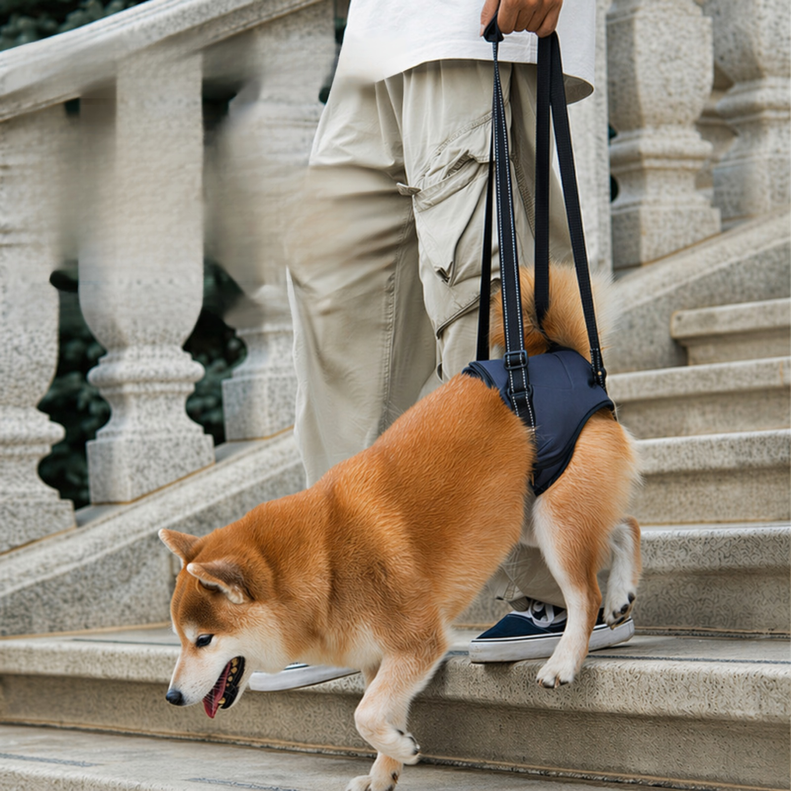Soporte para las patas traseras para perros mayores