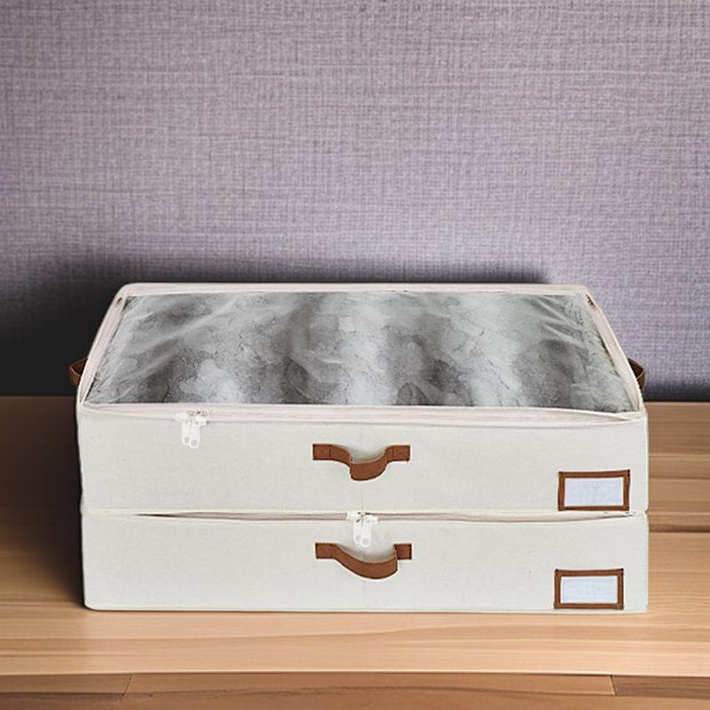 通気性の良い不織布素材の収納バッグ