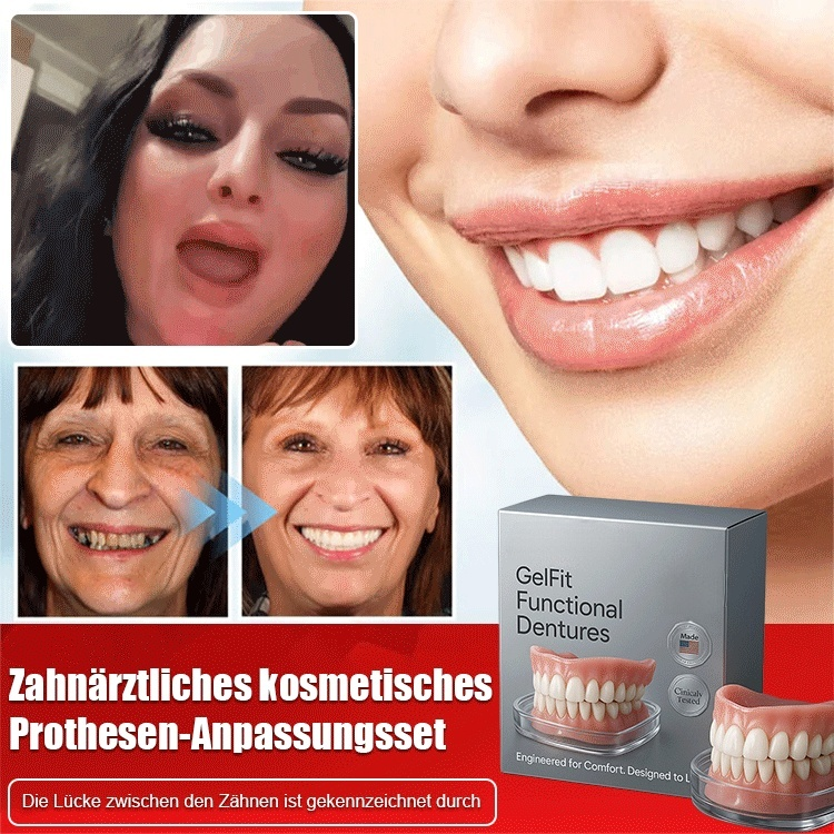 Zahnkosmetik-Prothesen-Verzierungssatz