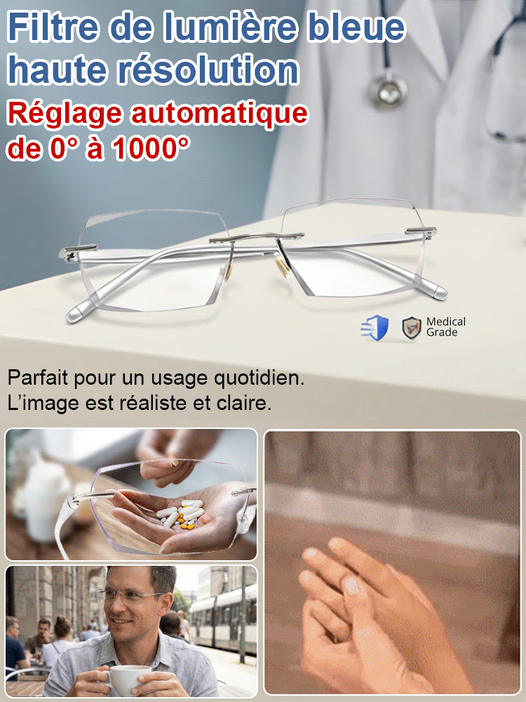 【Créé par des designers】Révolution Optique : Les Lunettes Intelligentes qui S'adaptent à Votre Vue en Temps Réel