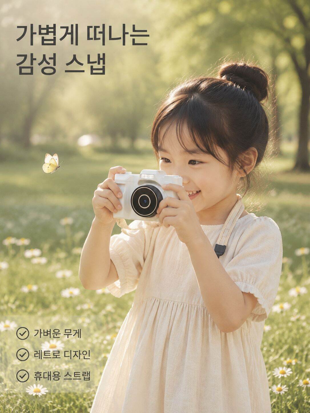 남녀 아이 모두를 위한 포켓 디지털 카메라 휴대용 장난감 선물