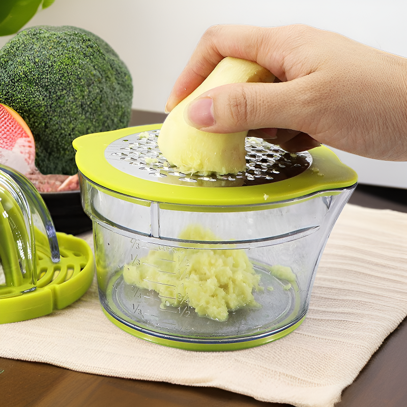 เครื่องคั้นน้ำผลไม้แบบมือกดอเนกประสงค์ แยกไข่ขาวและเตรียมอาหารเสริมเด็ก ใช้งานในบ้าน