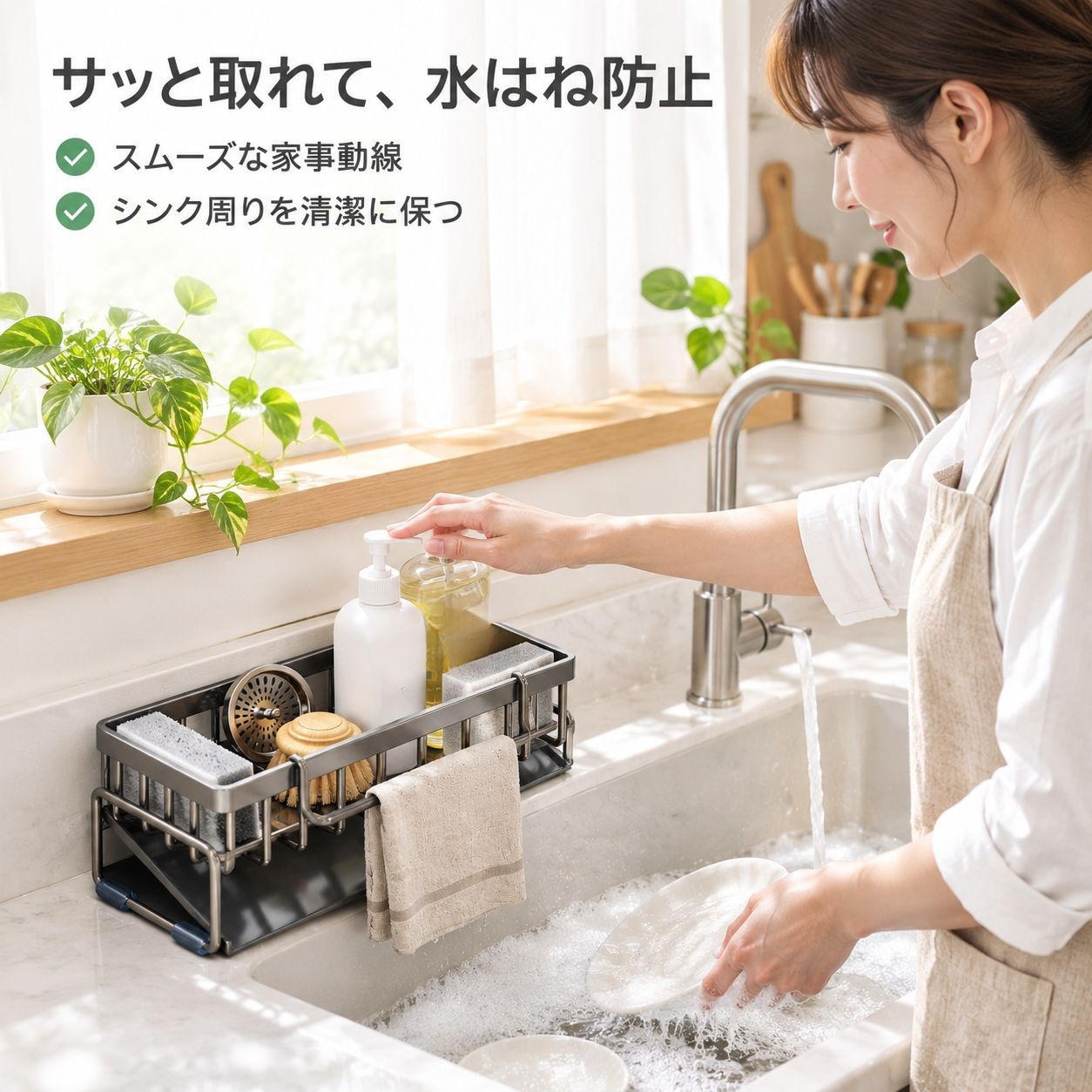 キッチン用洗剤収納ラック