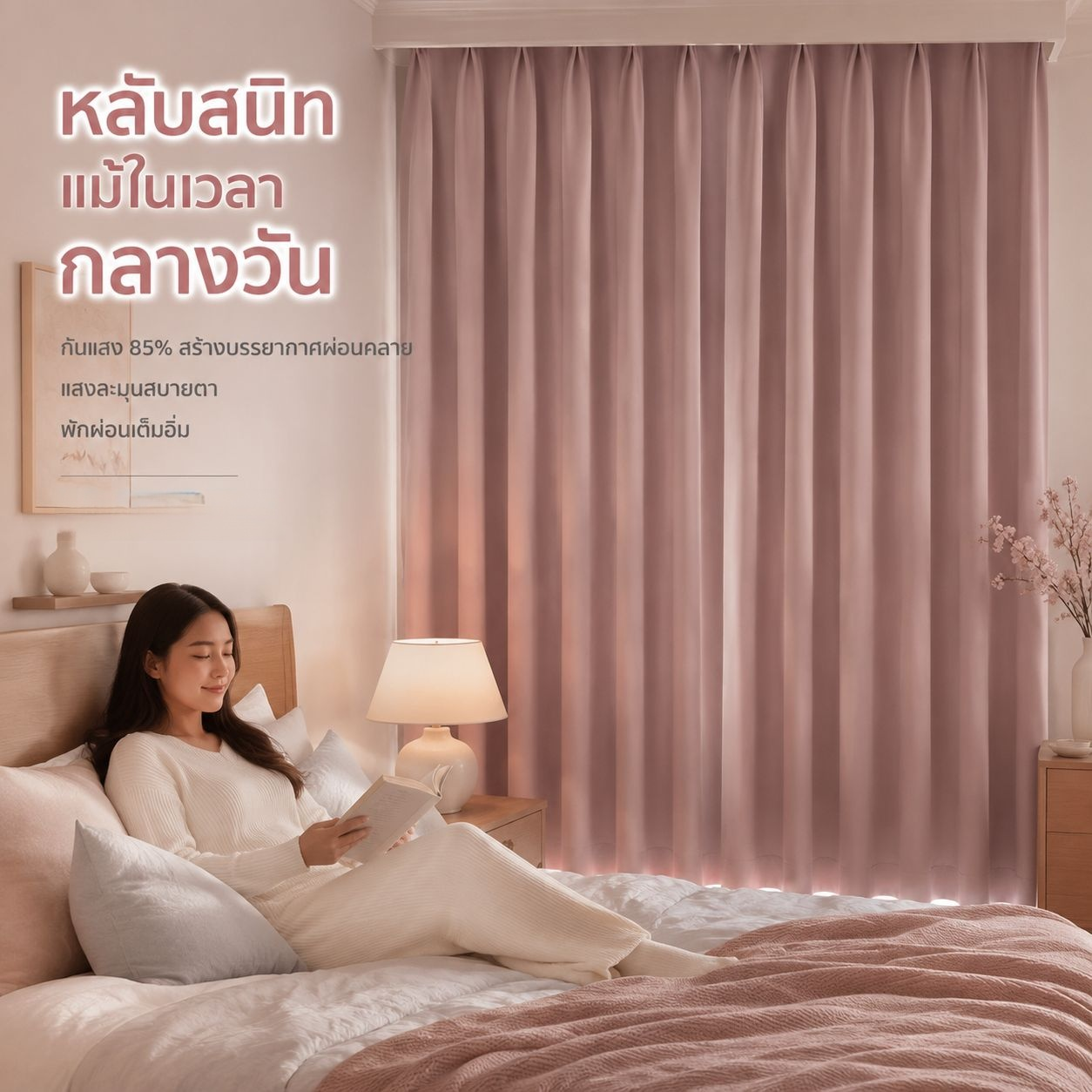 ม่านกันลมบุขนเป็ด 3 ชั้นกันความร้อน 