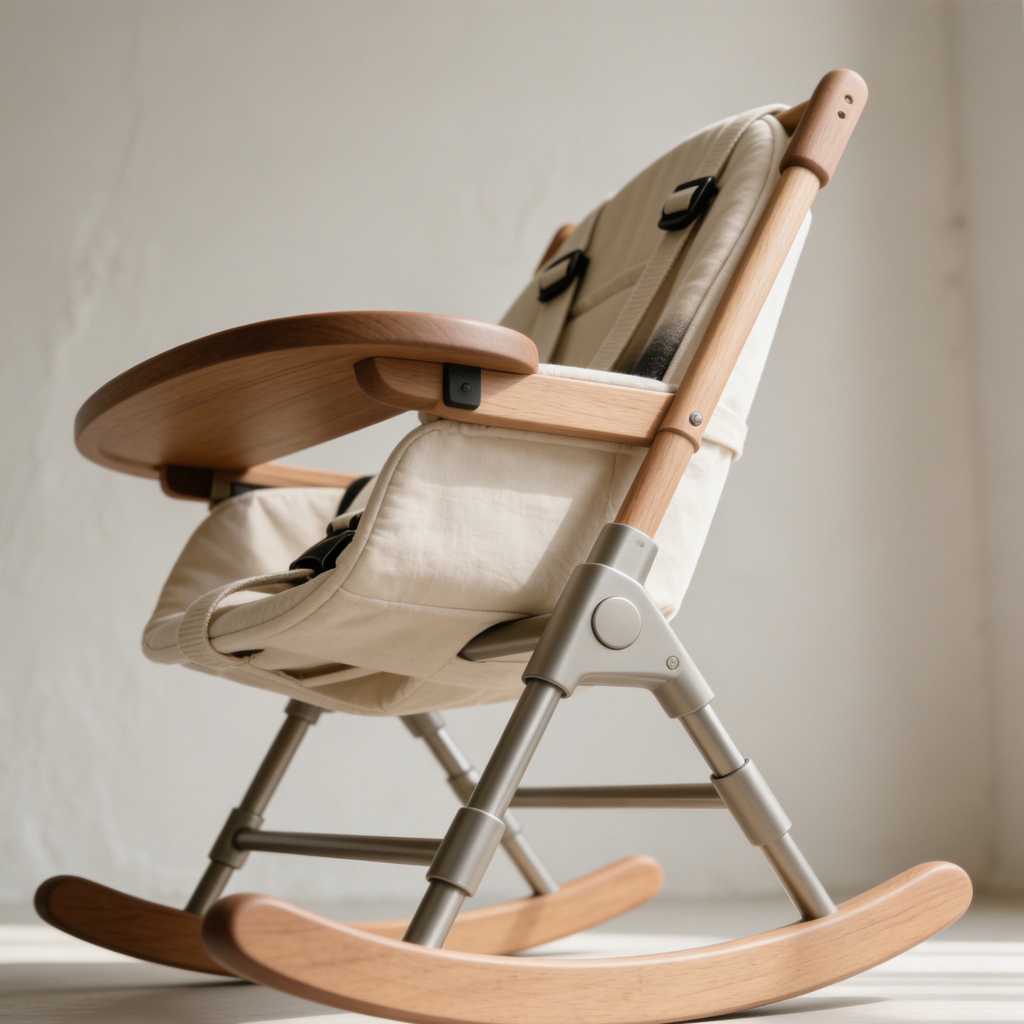 신생아 흔들 침대 일체형 식탁의자