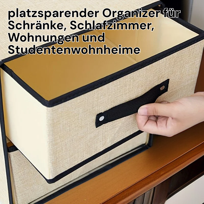 2-stöckiger Unterwäsche-Schubladen-Organizer, waschbar, platzsparend für BHs und Socken
