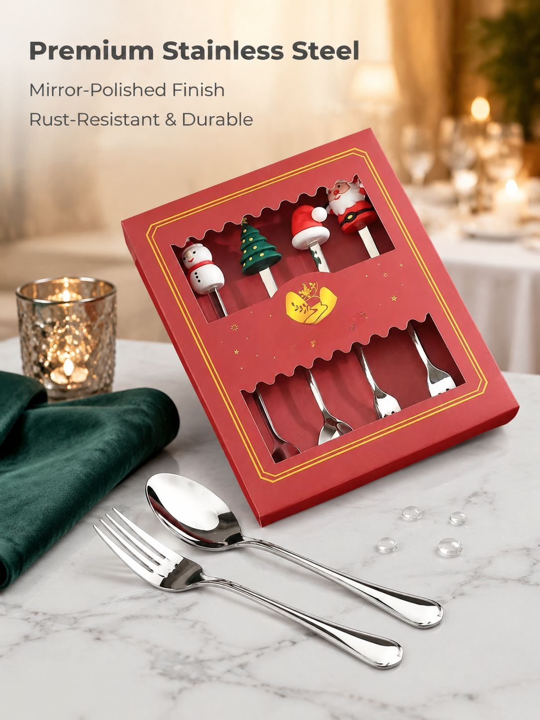 Cartoon Christmas Tableware Spoon Set