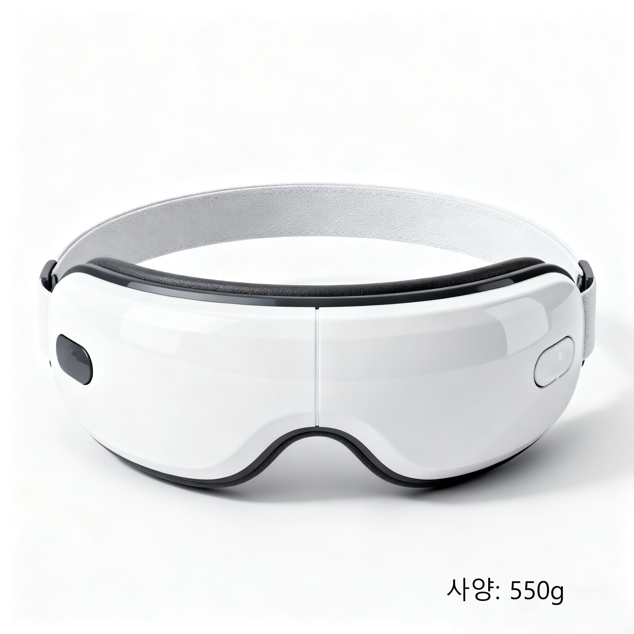 눈 건강을 위한 마사지기 사용 모습