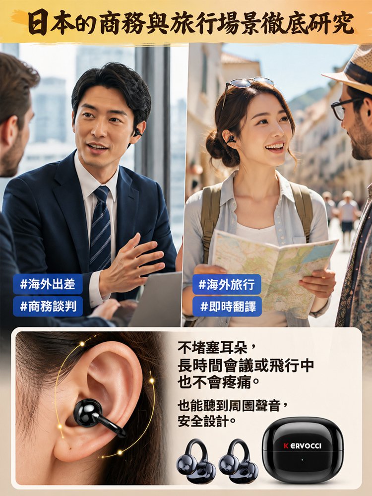【AI+144語言翻譯+會議記錄】耳機