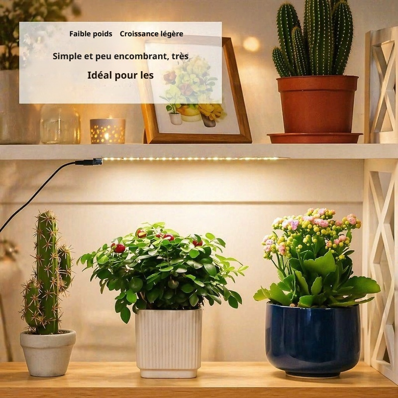 Panneau LED de croissance pour plantes, adapté aux semis de fleurs et légumes