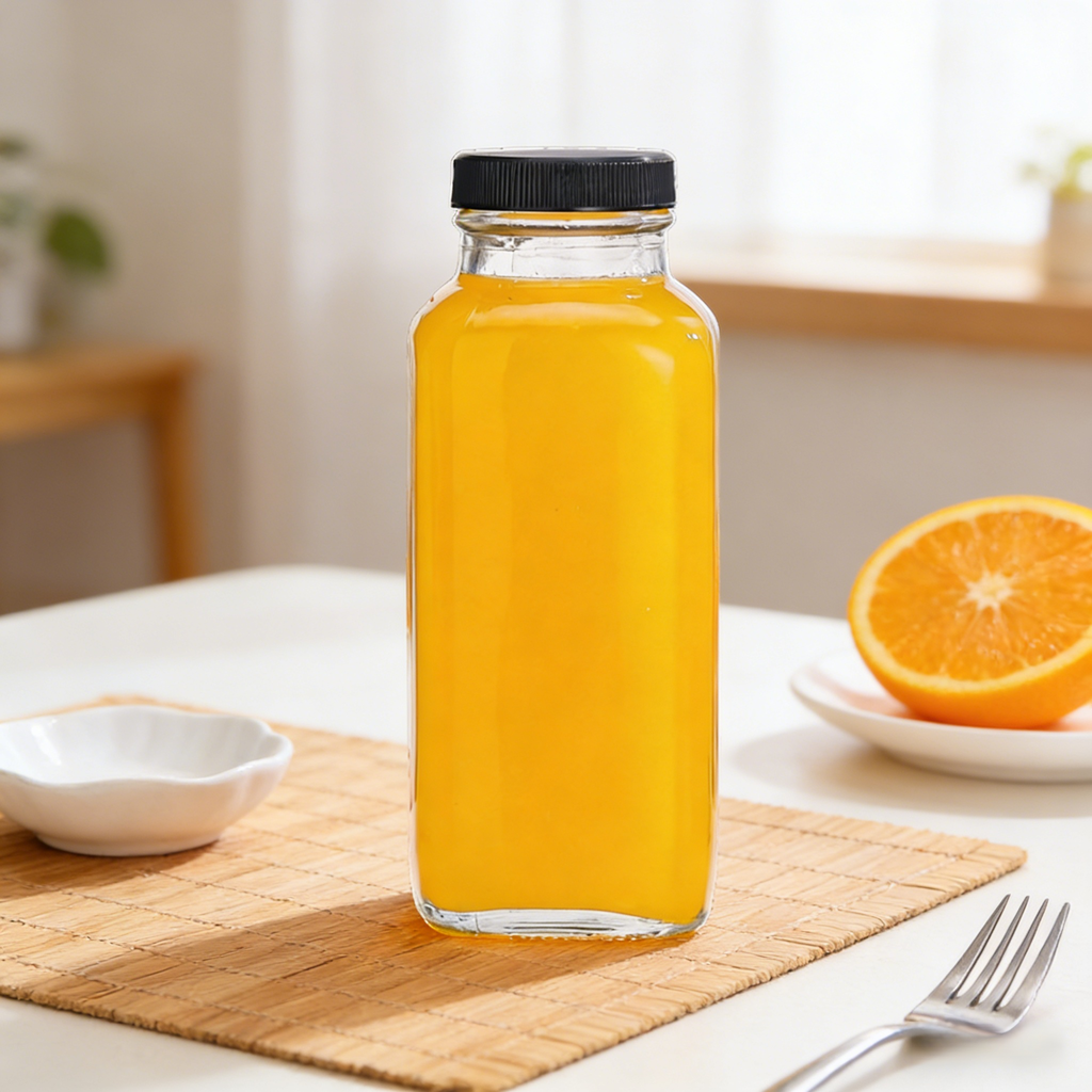 Milk Tea Beverage Glass Dispensing Bottle