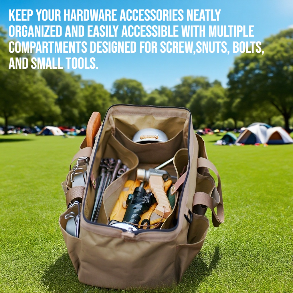 Hardware accessory sorting and storage bag