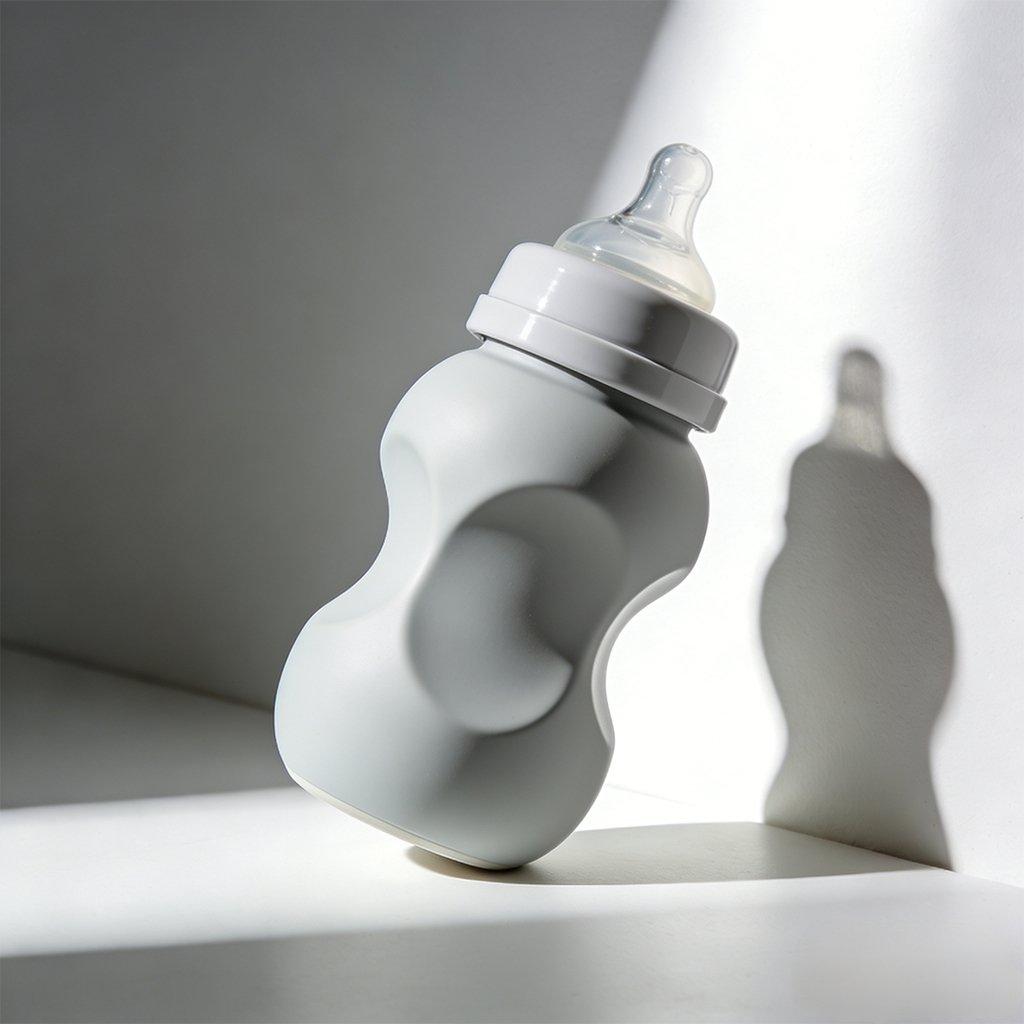 Leak-proof anti-colic baby bottle for newborns