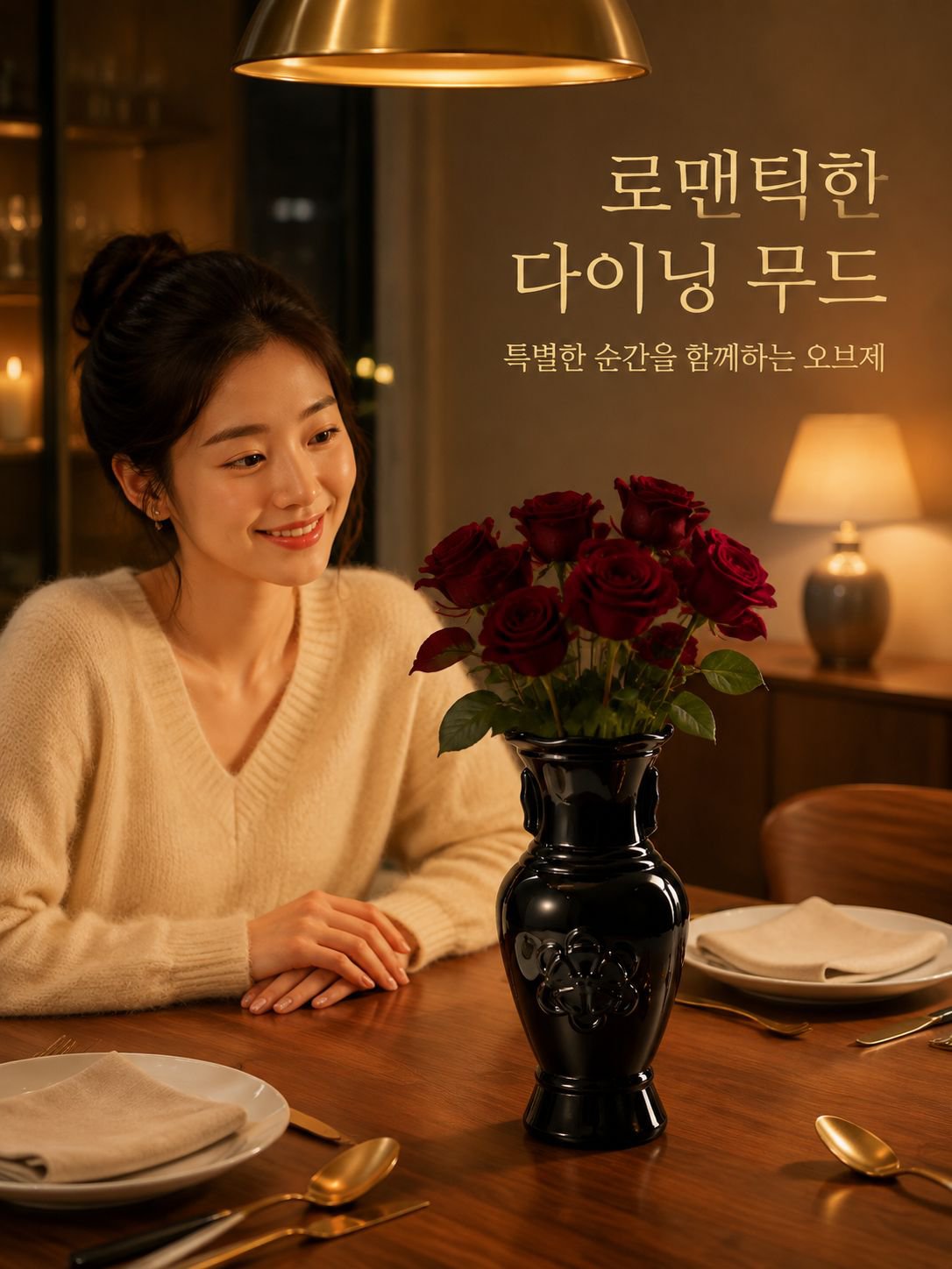모던 스타일 고급 유리 화병