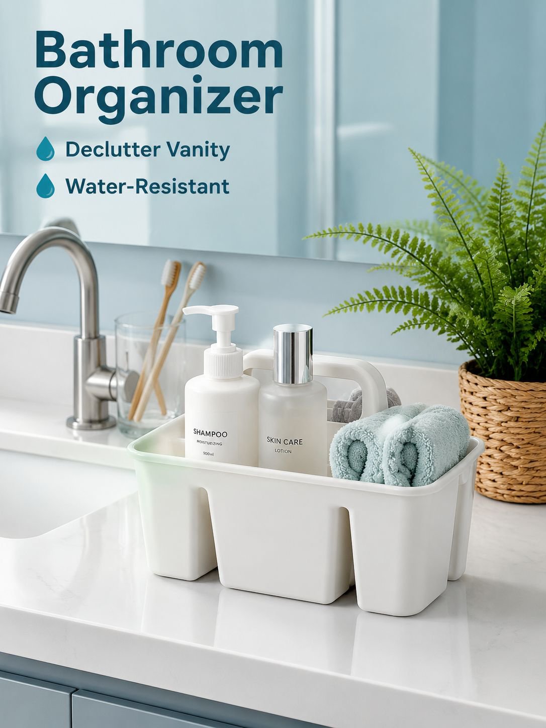 Portable cleaning storage basket, household divider, sundrying basket, desktop storage bin, desktop 