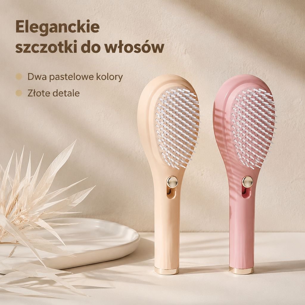 Wysuwany magiczny grzebień, który usuwa włosy jednym kliknięciem.