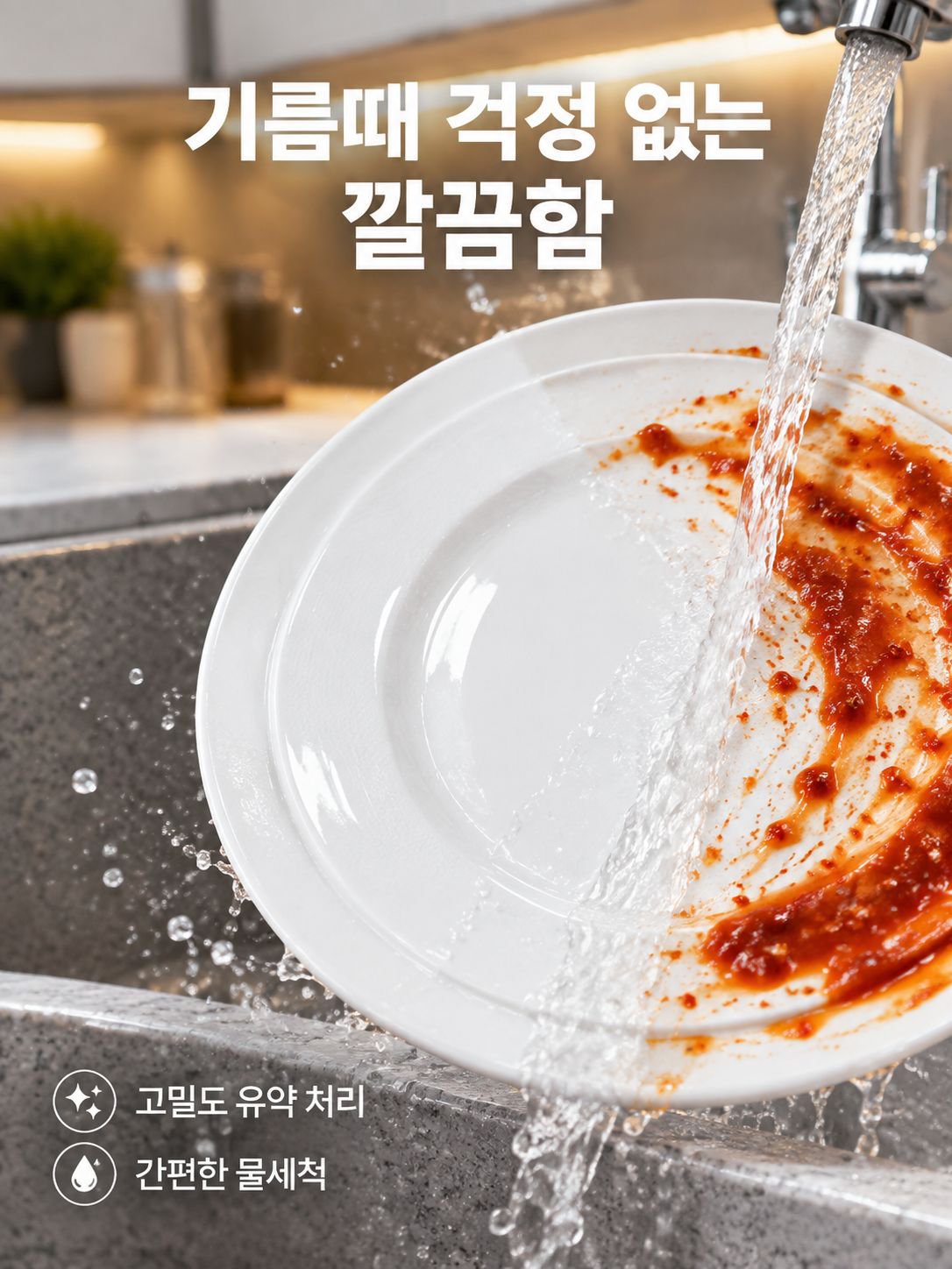 럭셔리 식판 세라믹 식기 세트