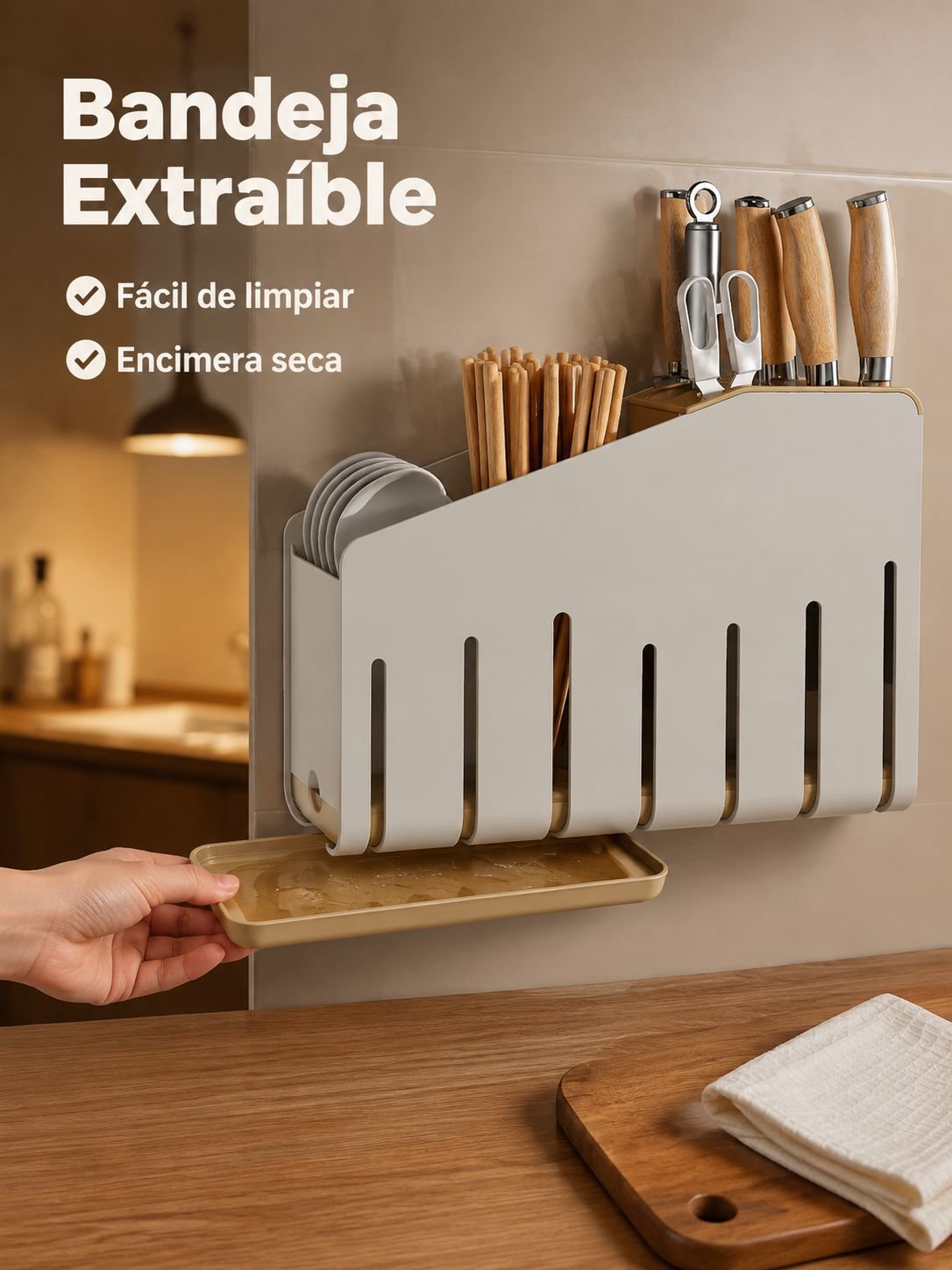 Caja para guardar cubiertos